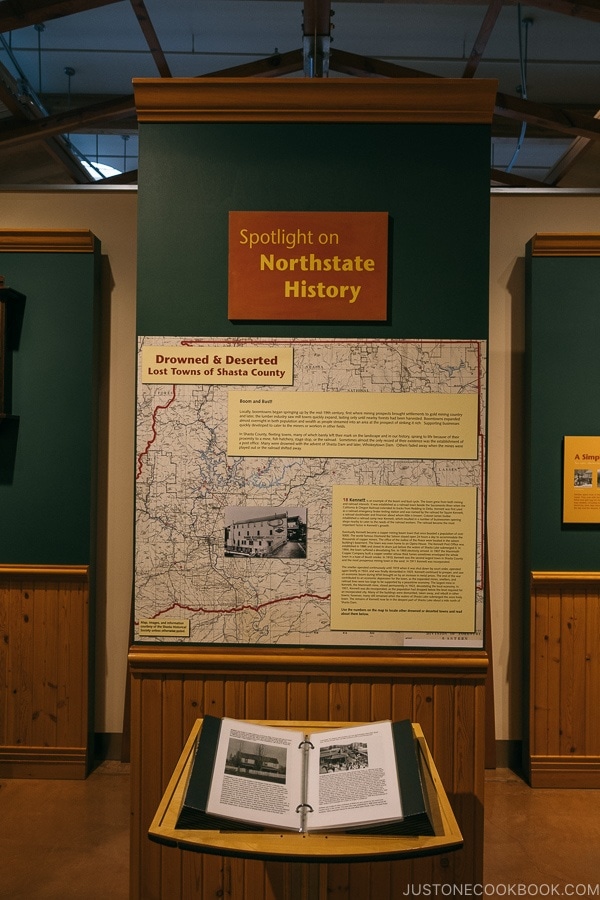 Spotlight on Northstate History exhibits at Turtle Bay Exploration Park - Redding California Travel Guide | justonecookbook.com