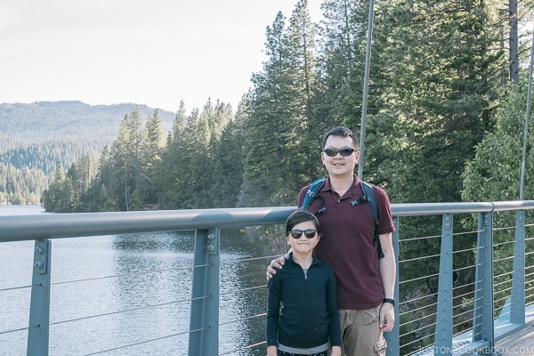Wagon creek pedestrian bridge - Mount Shasta Travel Guide | justonecookbook.com