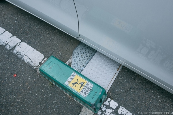 parking lot car lock - Guide to Driving in Japan | www.justonecookbook.com