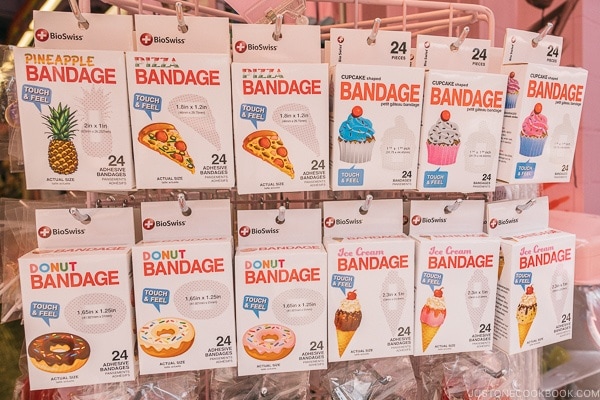 food design bandages - Harajuku Travel Guide | www.justonecookbook.com