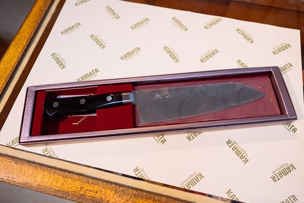 kamata knife from famous japan knives store asakusa