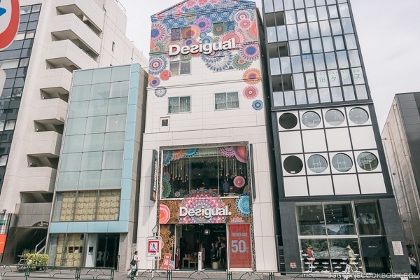 Desigual Store Harajuku - Harajuku Travel Guide | www.justonecookbook.com