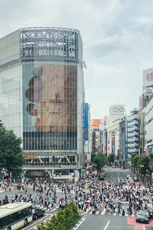 Shibuya Crossing - Tokyo Shibuya Travel Guide | www.justonecookbook.com