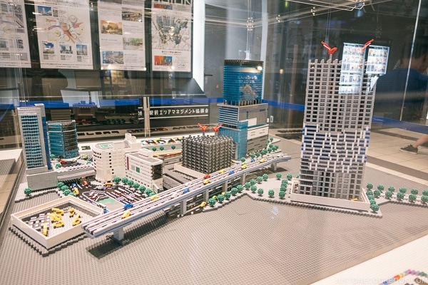 Lego model of Shibuya at Shibuya Hikarie - Tokyo Shibuya Travel Guide | www.justonecookbook.com