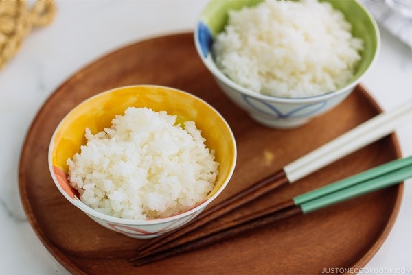 How to Cook Japanese Rice in a Rice Cooker • Just One Cookbook