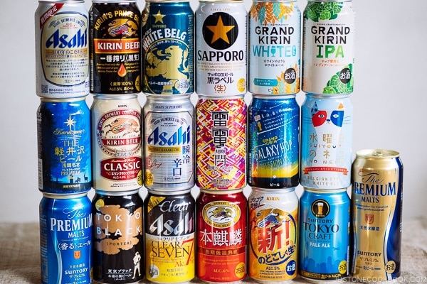 Japanese beer collection - Guide for Japanese Beer | www.justonecookbook.com