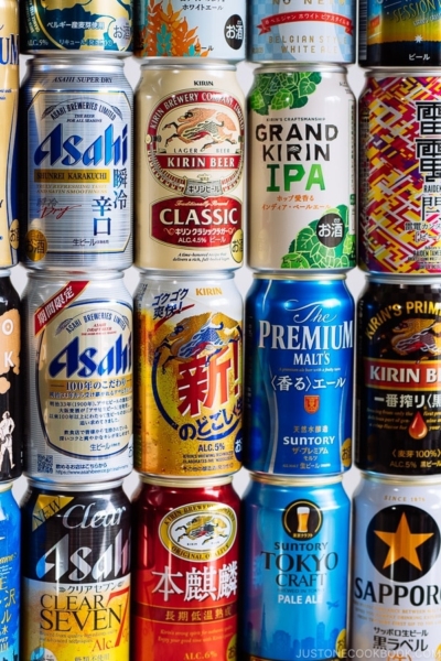 Japanese beer collection - Guide for Japanese Beer | www.justonecookbook.com