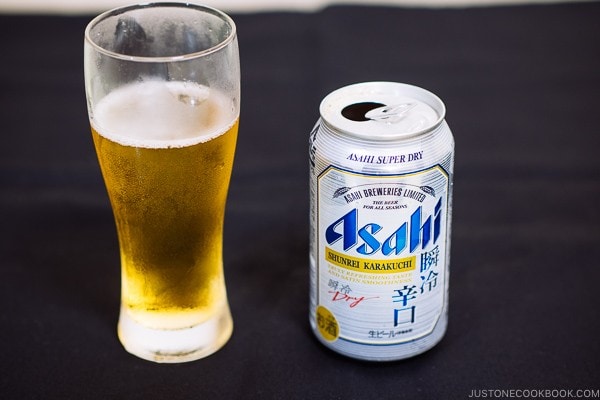 Asahi Shunrei Karakuchi - Guide for Japanese Beer | www.justonecookbook.com