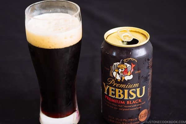 Yebisu Premium Black - Guide for Japanese Beer | www.justonecookbook.com