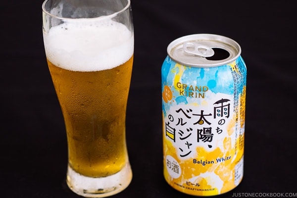 Grand Kirin Belgiam White - Guide for Japanese Beer | www.justonecookbook.com