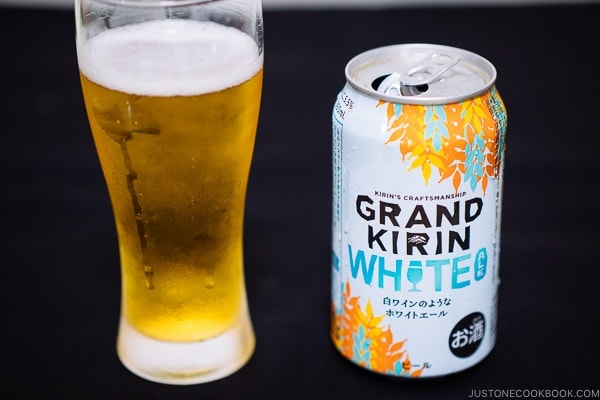 Grand Kirin White - Guide for Japanese Beer | www.justonecookbook.com