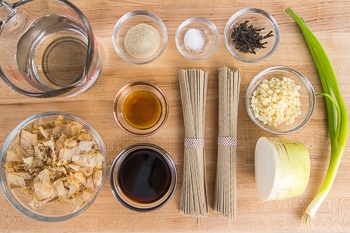 Oroshi Soba Ingredients