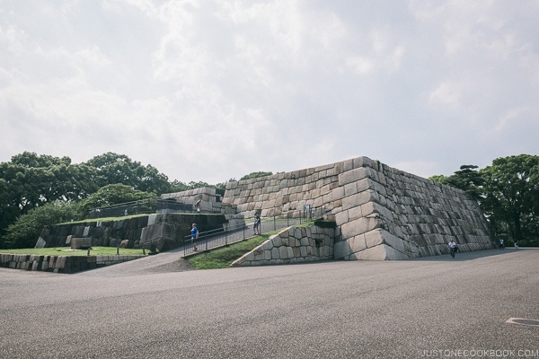 Tenshu-dai (Base of the main tower) - The East Gardens of the Imperial Palace Guide | www.justonecookbook.com