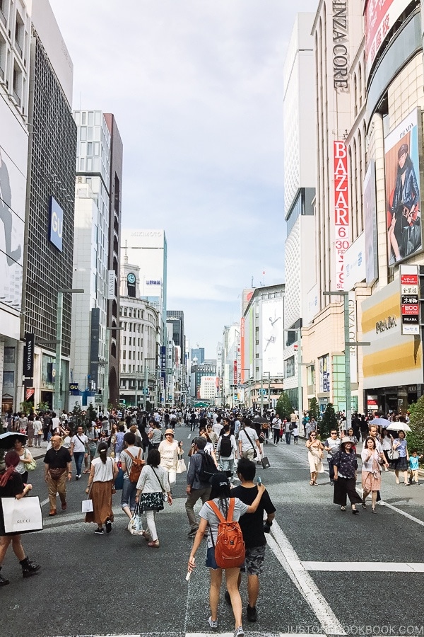 Ginza Hokōsha Tengoku - Tokyo Ginza Travel Guide | www.justonecookbook.com