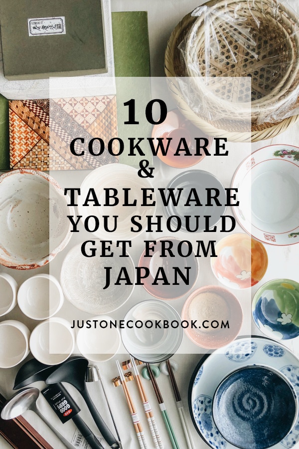 10 Cookware & Tableware You Should Get from Japan • Just One Cookbook