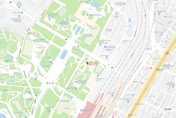 Google Map Japan National Museum of Nature and Science