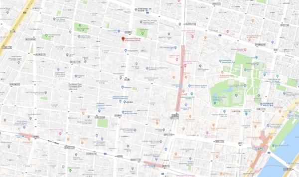 Google Map Kappabashi Kitchenware Town