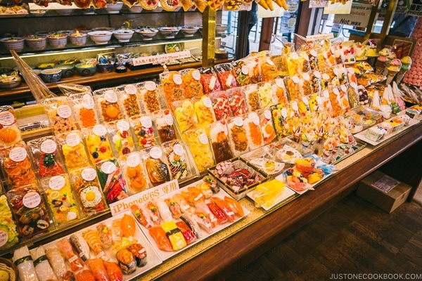 sample plastic food cell phone cases - Tokyo Kappabashi Guide | www.justonecookbook.com