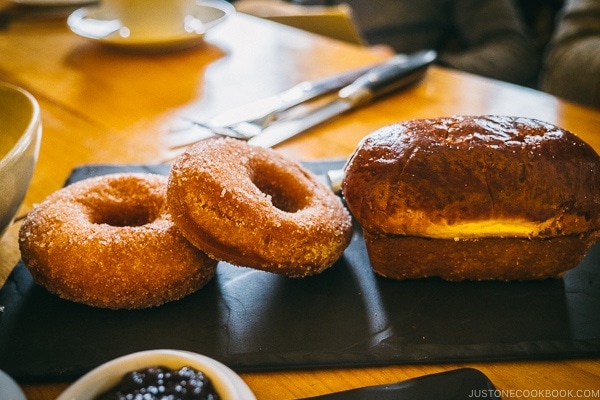 donut and pastry at H4C restaurant - Montreal Travel Guide | www.justonecookbook.com