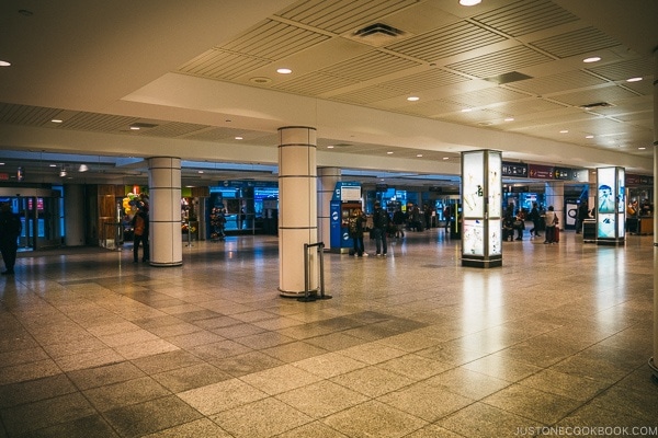 Montreal airport arrivals area - Montreal Travel Guide | www.justonecookbook.com