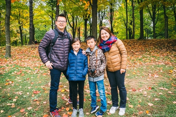 Just One Cookbook family at Mount Royal Park - Montreal Travel Guide | www.justonecookbook.com