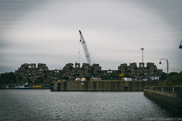 Habitat 67 from Bota Spa - Montreal Travel Guide | www.justonecookbook.com