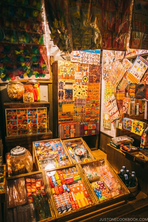 interior of a candy shop - Tokyo Shitamachi Museum Guide | www.justonecookbook.com