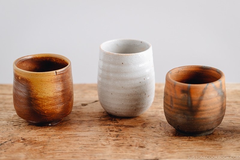 Yunomi, Japanese tea cups