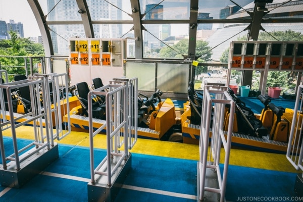 Thunder Dolphin roller coaster at Tokyo Dome City - Tokyo Dome City | www.justonecookbook.com