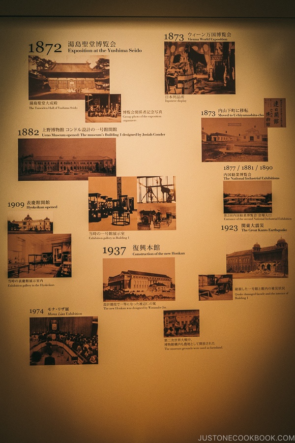 history of Tokyo National Museum - Tokyo National Museum Guide | www.justonecookbook.com