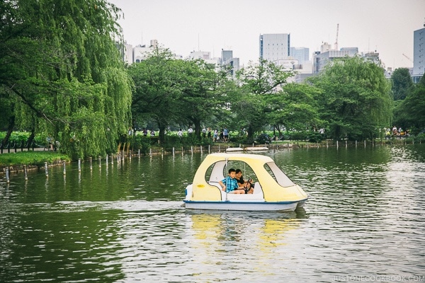 Just One Cookbook children boating in Ueno Park - Tokyo Ueno Travel Guide | www.justonecookbook.com