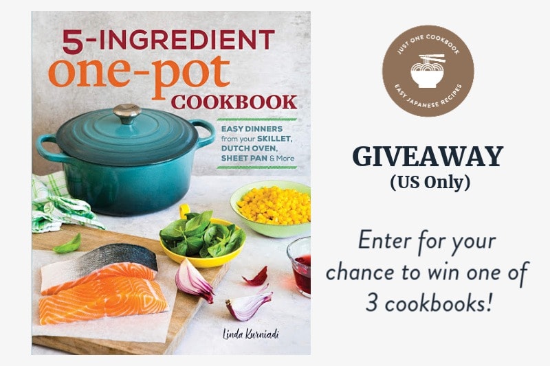 ‘5-Ingredient One-Pot Cookbook’ Giveaway (US Only)