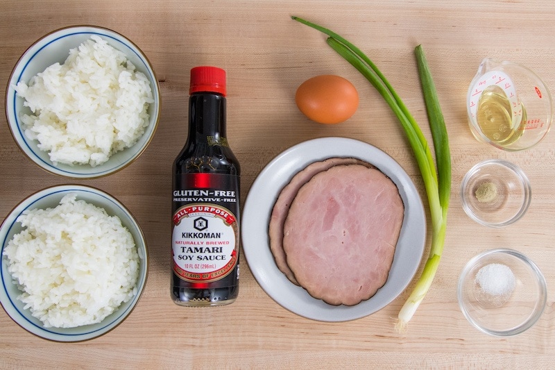 Easy Japanese Fried Rice Ingredients