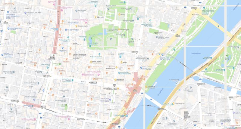 Google Maps Asakusa