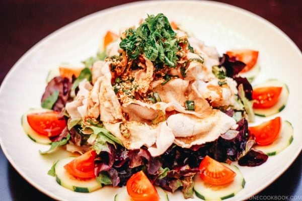 Pork Shabu Salad with Ponzu Dressing | www.justonecookbook.com