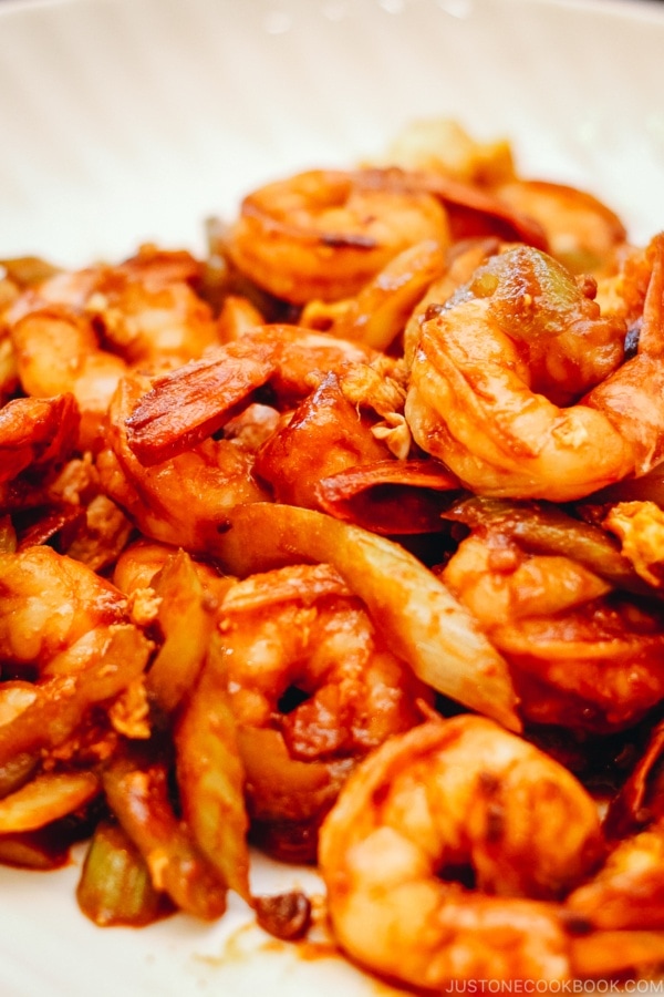 Spicy Shrimp Stir Fry | www.justonecookbook.com