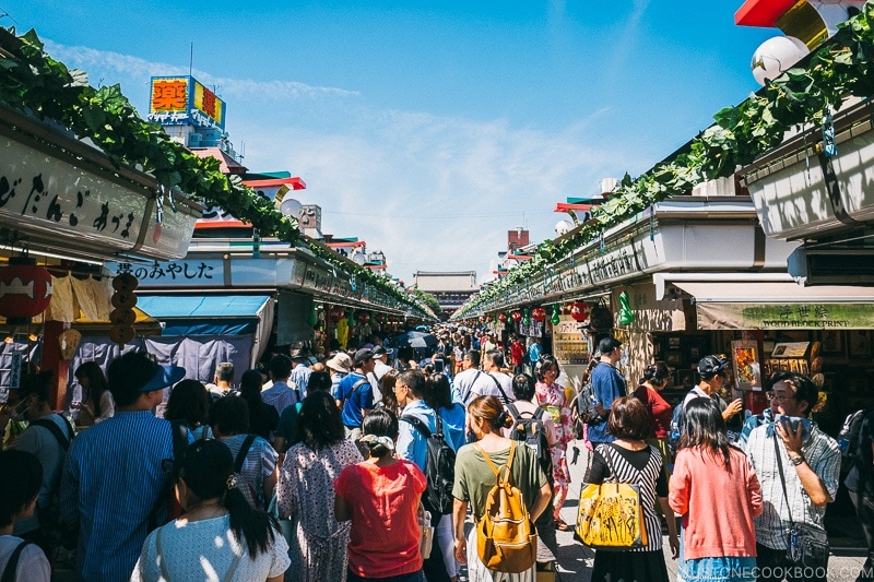 Nakamise Dori - Tokyo Asakusa Travel Guide | www.justonecookbook.com