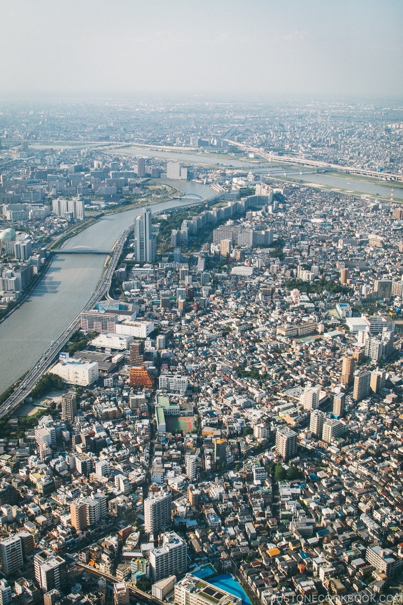 view of Tokyo from Tokyo Skytree - Tokyo Skytree Guide | www.justonecookbook.com