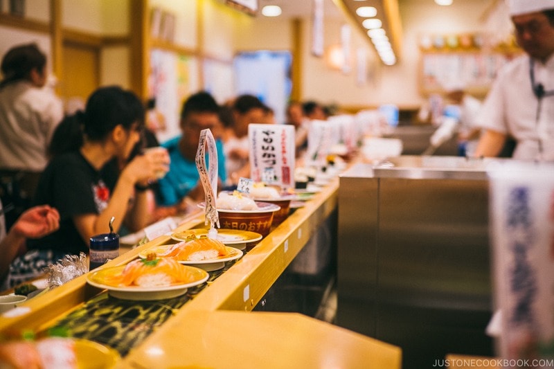 Conveyor Belt Sushi In Japan 回転寿司 Just One Cookbook
