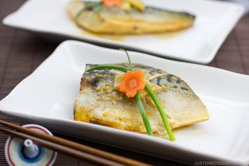 Saba Misoni Mackerel Simmered In Miso 鯖の味噌煮 Just One Cookbook