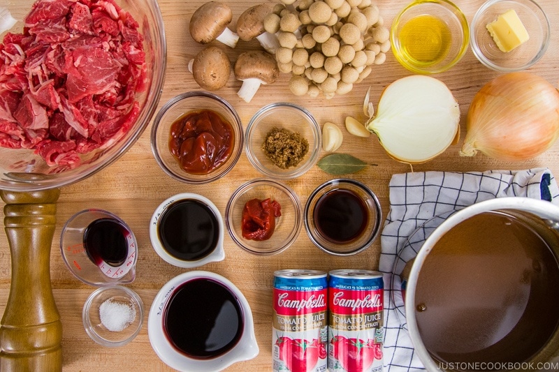 Hayashi Rice Ingredients