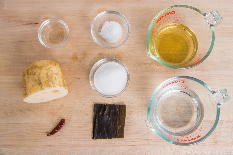 Pickled Lotus Root Ingredients