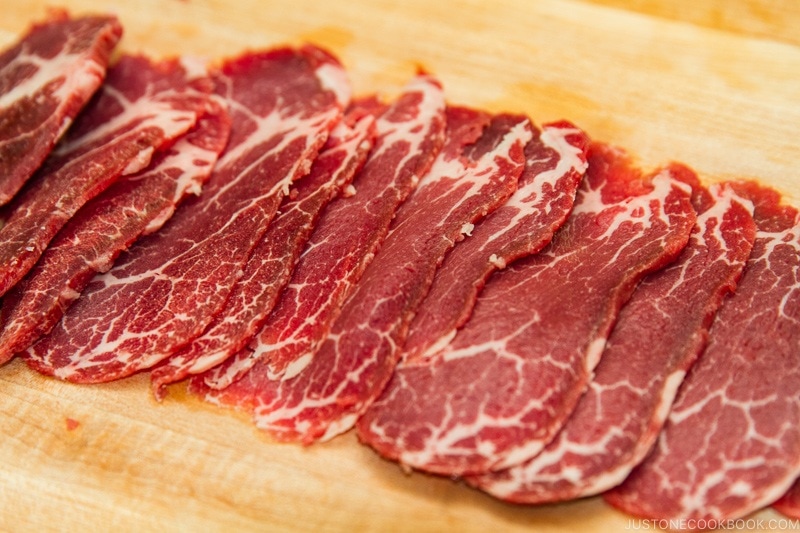 Thinly Sliced Meat