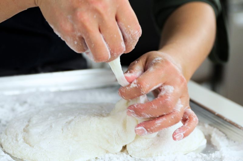 how to make mochi with stand mixer-step by step-63