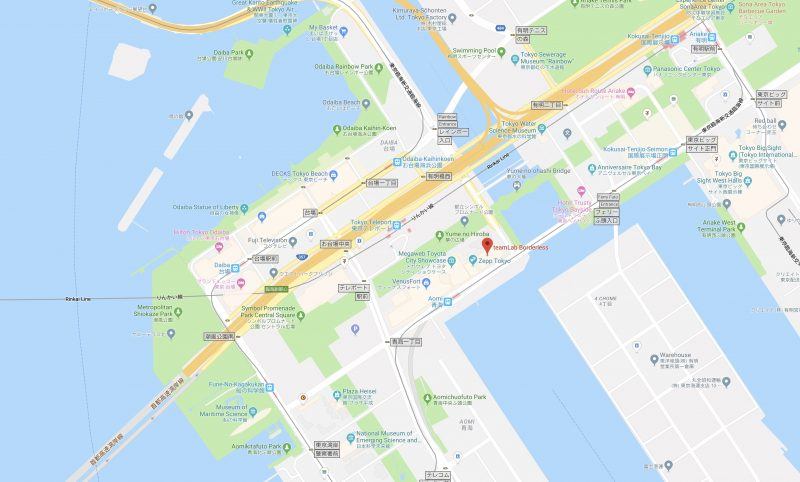 Google Map teamLab Borderless