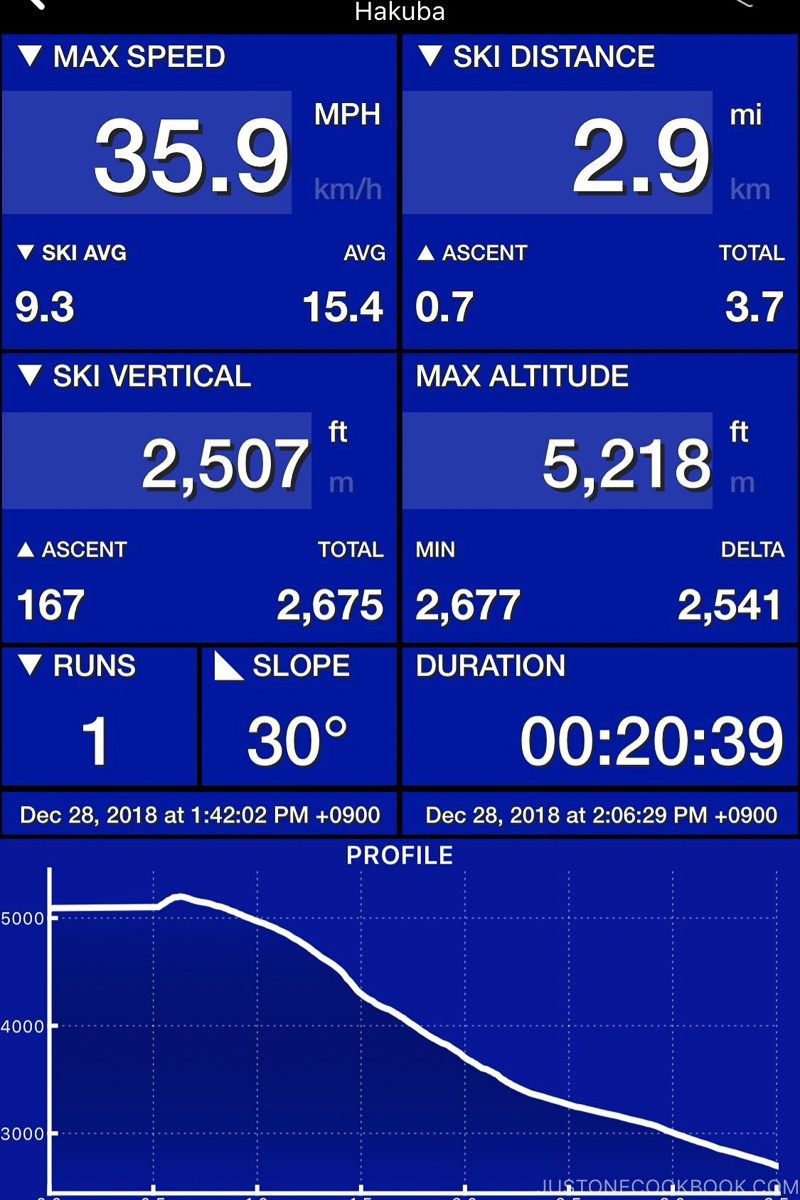 ski track data for Tsugaike Ski Resort - Hakuba Travel and Ski Guide | www.justonecookbook.com