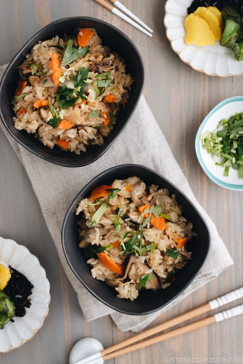 instant pot takikomi gohan 炊き込みご飯(圧力鍋)