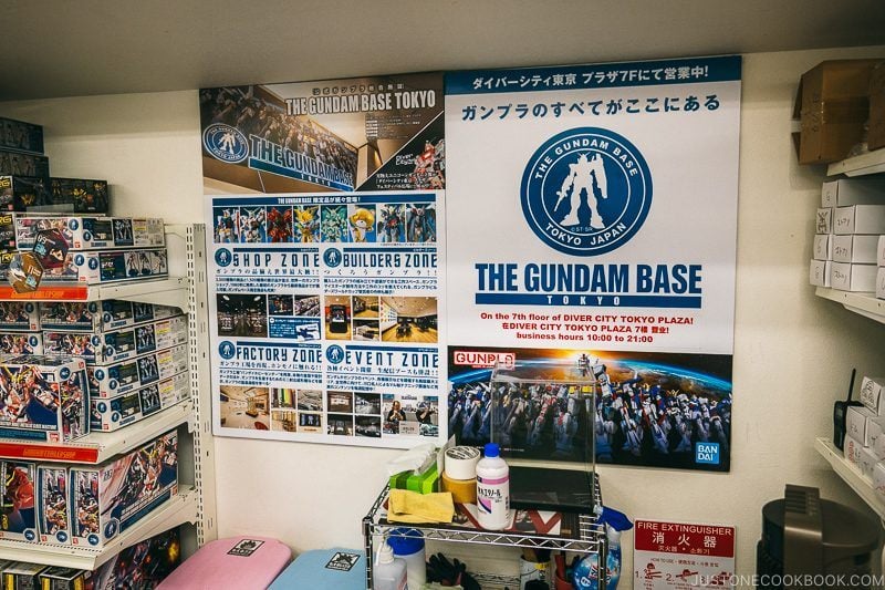 inside Gundam Cafe - Tokyo Odaiba Travel Guide | www.justonecookbook.com