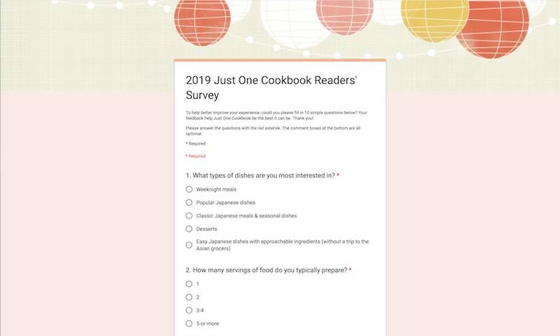 Reader Survey