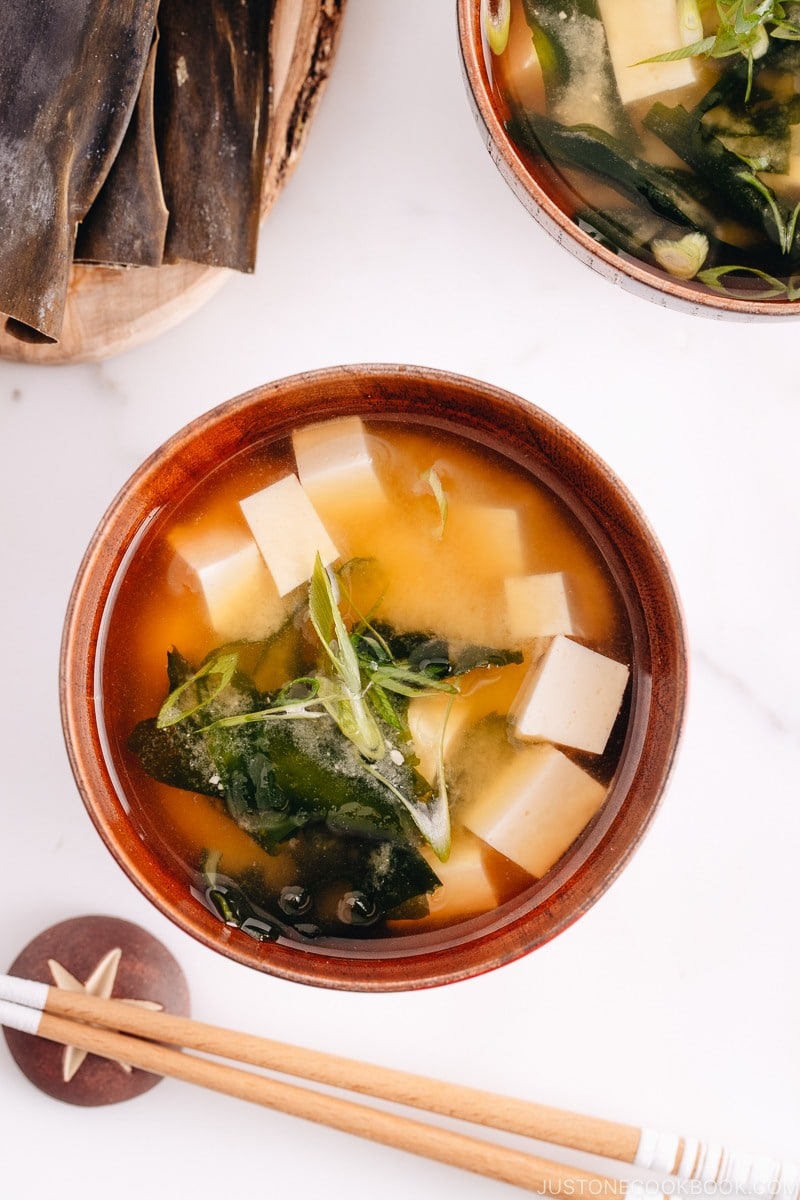 vegan miso soup ヴィーガン味噌汁